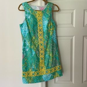 Lilly Pulitzer Size 10 Green Shift Dress